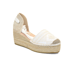 JAVA27 ESPADRILLES SANDALO CON ZEPPA E PLATEAU ADALA CRUDO